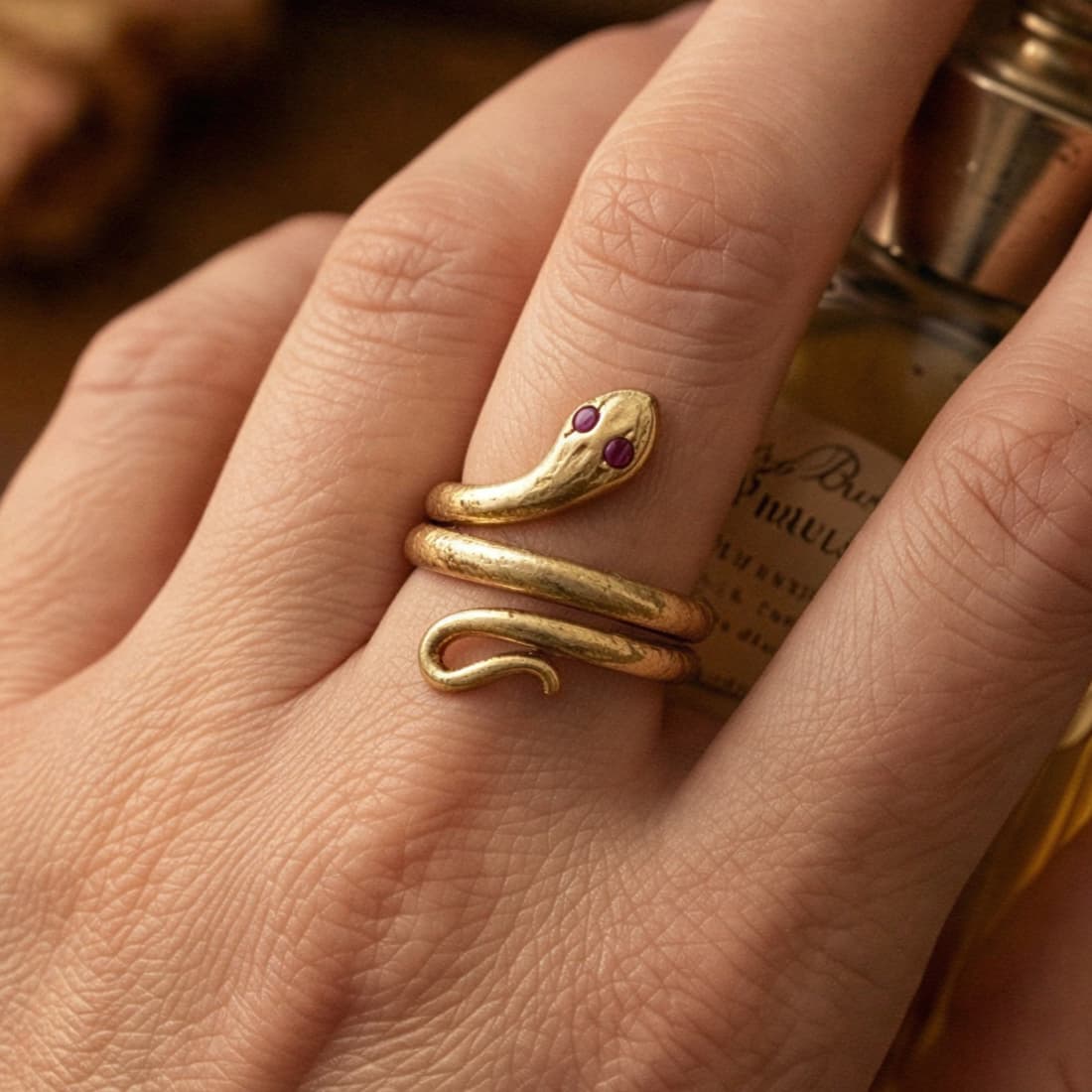 Vintage style jewelry photography